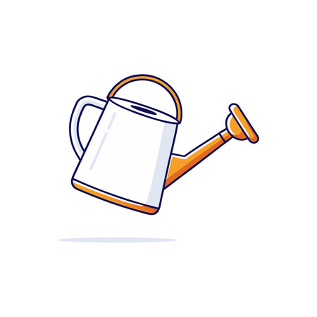 Watering can icon. Flat vector illustration. Watering can iconのイラスト素材