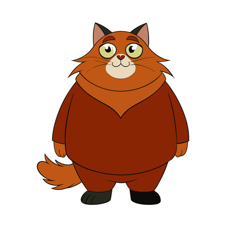 Cat cartoon icon. Animal cute and creature theme. Isolated design. Vector illustrationのイラスト素材