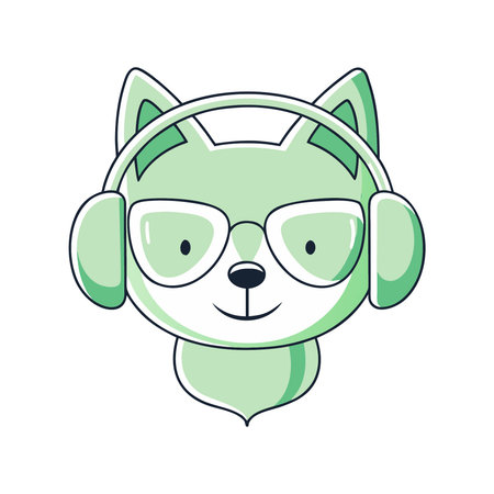 Angry cartoon koala. Vector illustration of a sad koala.のイラスト素材