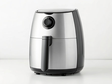 Modern electric kettle isolated on a white background. 3d render.の写真素材