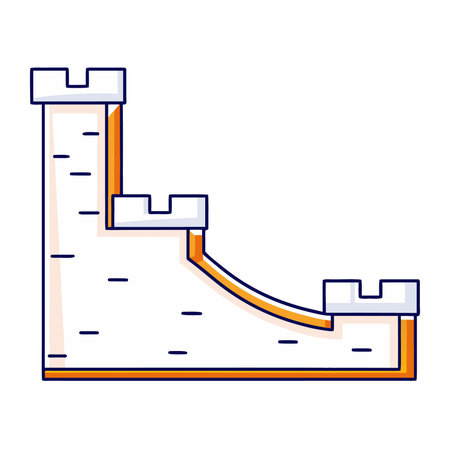 Castle tower symbol icon vector illustration graphic design vector illustration graphic designのイラスト素材