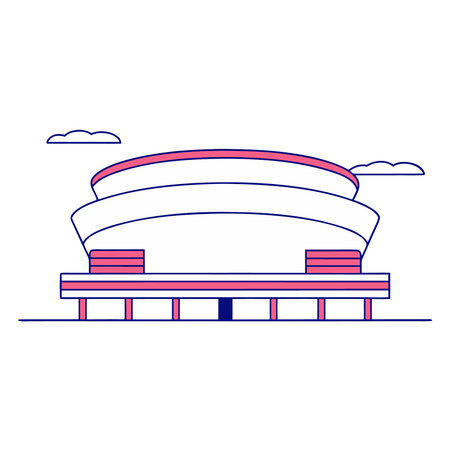 Beijing famous landmark building vector illustration graphic design vector illustration graphic designのイラスト素材