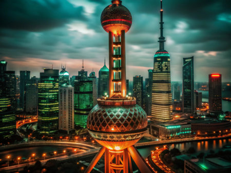 Beijing National Stadium is a football stadium in Beijing, China.の写真素材