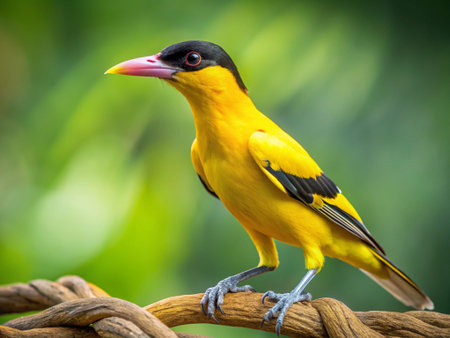 Oriental Oriole (Oriental Oriole) in nature