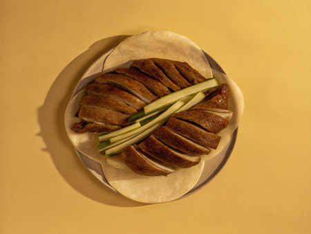 Sliced Ã¢â‚¬â€¹Ã¢â‚¬â€¹cucumber on a plate