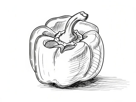 Zucchini. Vector illustration of a vegetable marrow. Hand drawn sketch.の写真素材