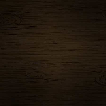Wooden dark brown background with wood texture imitation, backdrop template for your design, banner, poster or greeting card. Easy to edit, layers are isolated, vector illustrationのイラスト素材