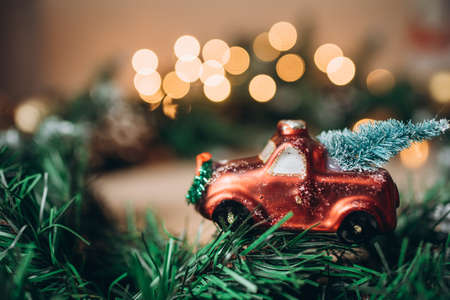 christmas decoration on a background. newyear. christmasの写真素材