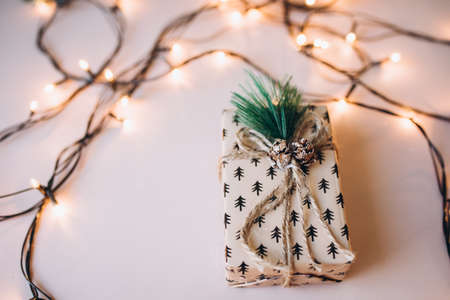 a Christmas gift. New Yearの写真素材