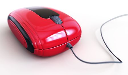 red mouseの写真素材