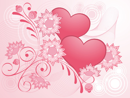 Valentines Day. Vector illustration.のイラスト素材