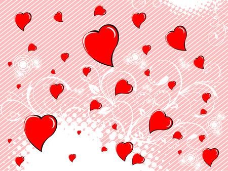 Valentines Day backgroundのイラスト素材