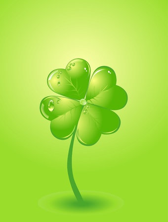 Four-leafs cloverのイラスト素材