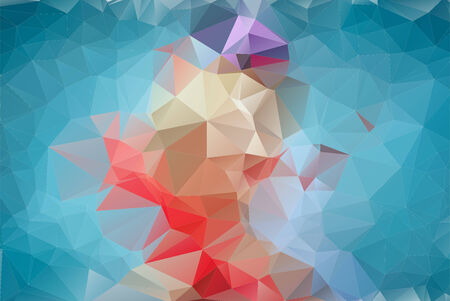 Abstract blue polygonal background  Triangles background for your designのイラスト素材