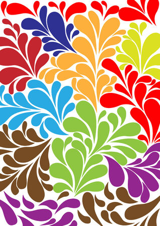 Color cucumbers retro background pattern in vector - Illustrationのイラスト素材