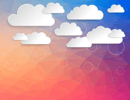 Abstract data cloud illustration for your designのイラスト素材
