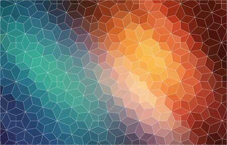 Abstract 2D mosaic colorful background for webのイラスト素材