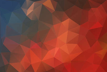 Red Abstract polygonal background for your designのイラスト素材