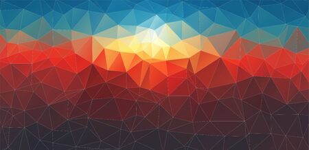 abstract composition with geometric shapes for your web designのイラスト素材