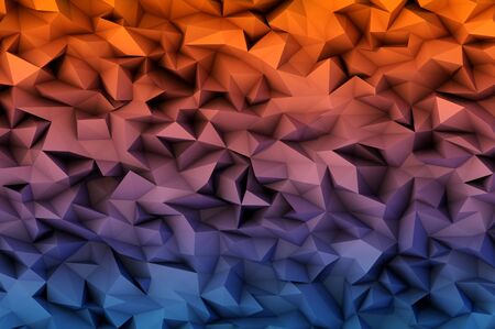 abstract background consisting of 3D triangles for your designe