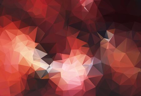 brown abstract background consisting of triangles for web designのイラスト素材