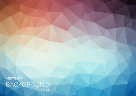 Blue Art backgound for web. Abstract triangle shapes.のイラスト素材