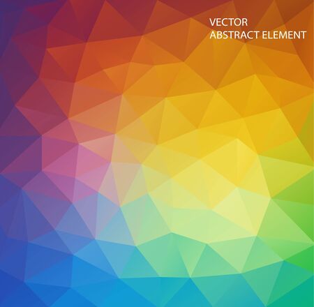 Background of geometric shapes. multicolor triangle . Colorful mosaic pattern.のイラスト素材
