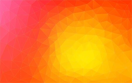 abstract triangle 2D geometric orange backgroundのイラスト素材