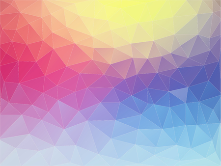 Multicolor Flat triangle texture.のイラスト素材