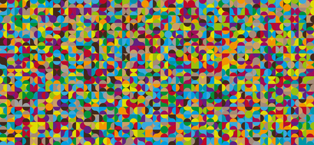 Abstract background with circles patternのイラスト素材