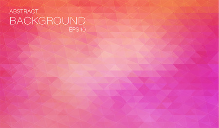 Horizontal rose color banner with triangleのイラスト素材