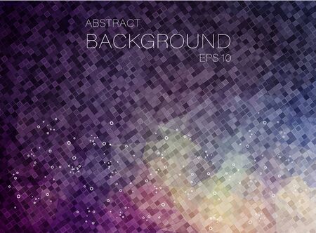 Polygonal Background with square geometric shapesのイラスト素材
