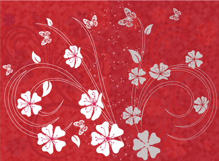 Cherry blossom background.のイラスト素材