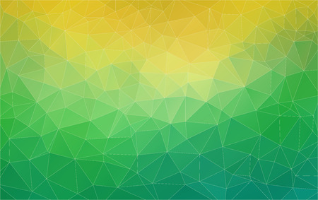 Triangle green and yellow gradient bannerのイラスト素材