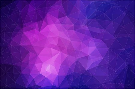 Flat violet triangle geometric wallpaperのイラスト素材
