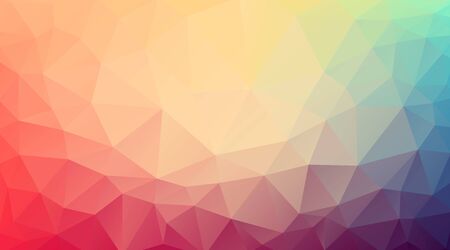 Flat Triangle multicolor backgroundのイラスト素材