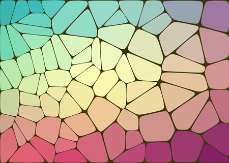 Abstract composition with voronoi geometric shapesのイラスト素材