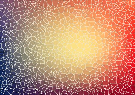 Abstract background with voronoi geometric shapes.のイラスト素材