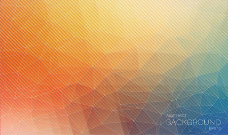 Flat background with triangles shapesのイラスト素材