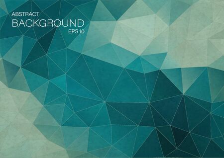 Vintage color Blue triangle backgroundのイラスト素材
