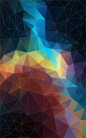 Composition with triangle geometric shapesのイラスト素材