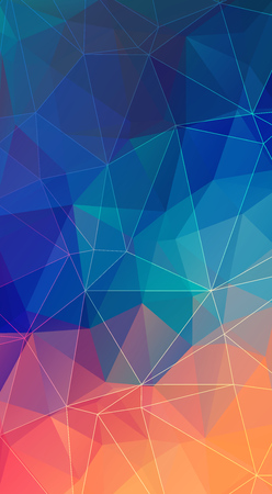 Vertical polygonal Background for your smartphone.のイラスト素材