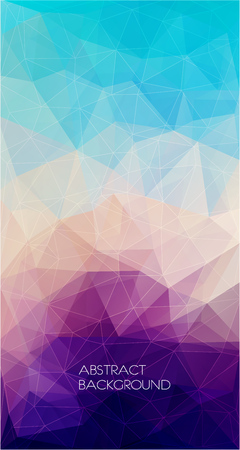 Abstract colorful polygons design background.のイラスト素材