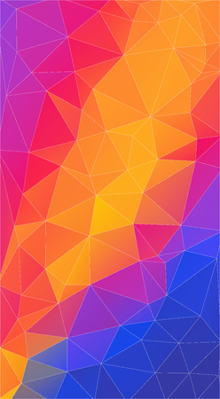 Flat triangle Background for your smartphone.のイラスト素材