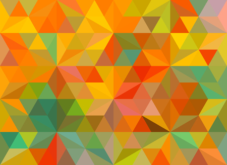 Flat retro color geometric triangle wallpaperのイラスト素材