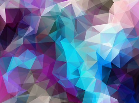 Horizontal Extra color geometric triangle wallpaperのイラスト素材
