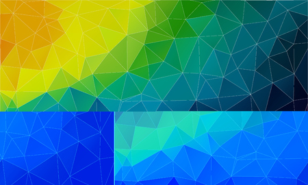 Geometric triangle wallpaper. Vector backgroundのイラスト素材