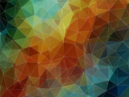 Colorful geometric background with trianglesのイラスト素材