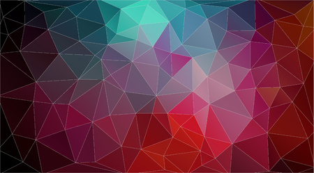 Retro color geometric triangle wallpaperのイラスト素材