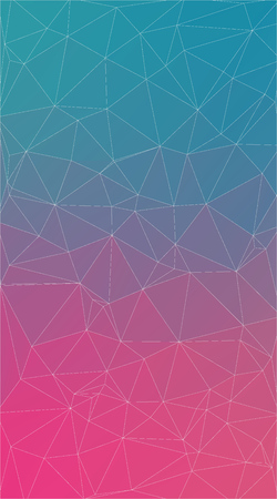 Flat vertical double color gradient triangle backgroundのイラスト素材